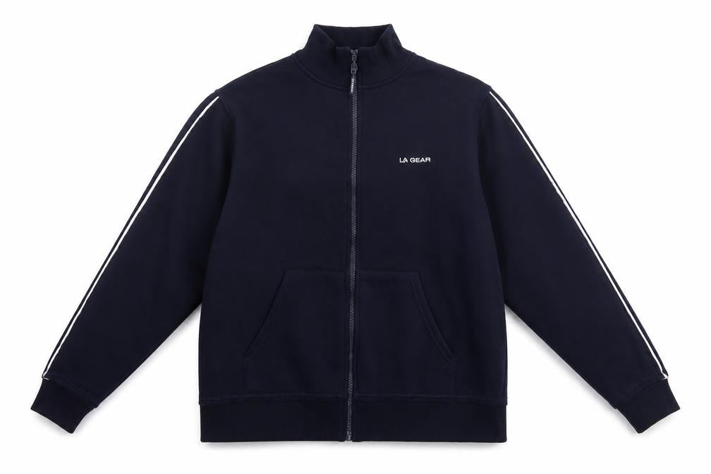 LA Gear Women's Blue Full Zip Fleece Jacket Size 14