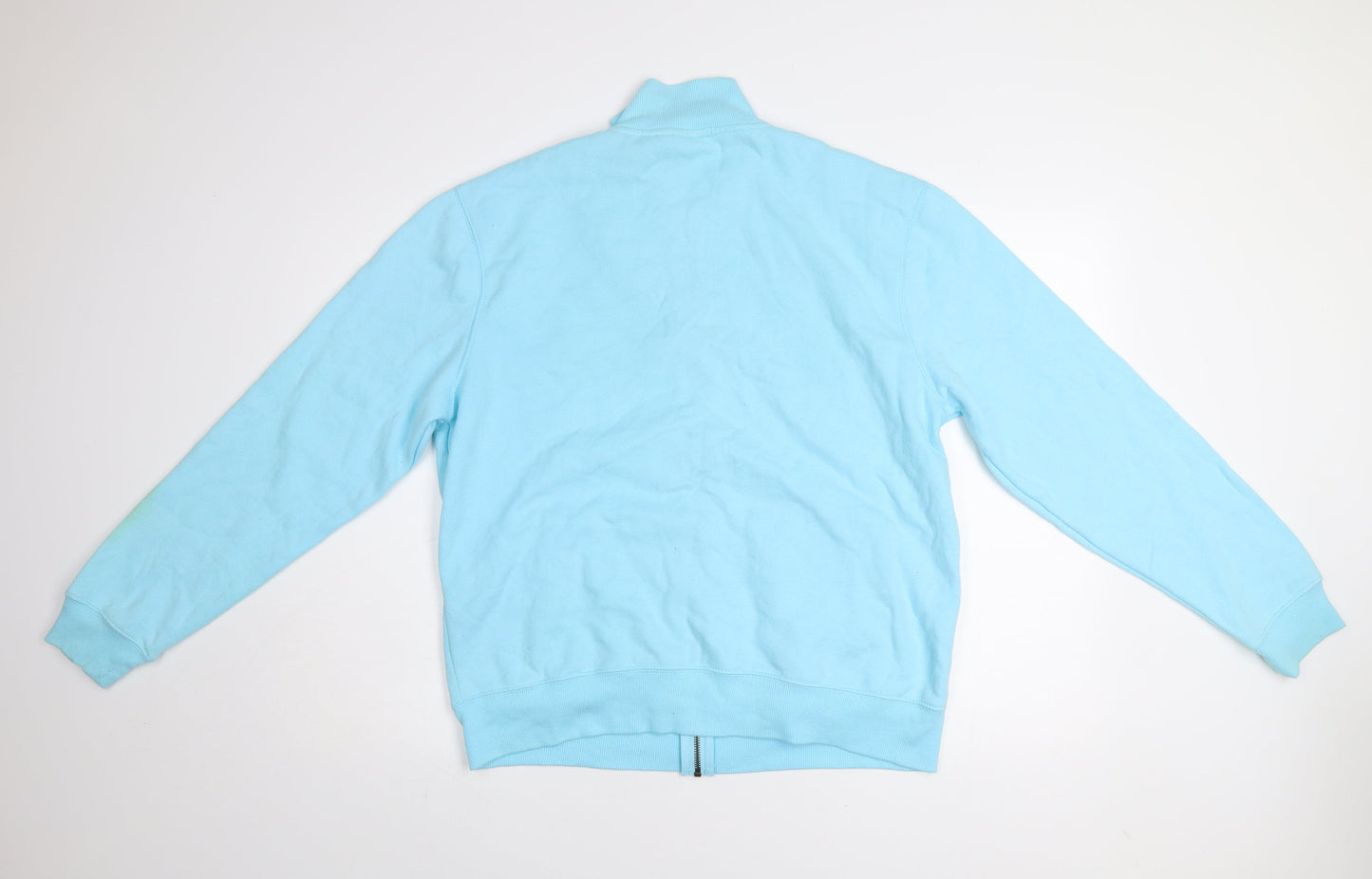 Blue 84 Women's Blue L Full Zip Casual Jersey Jacket