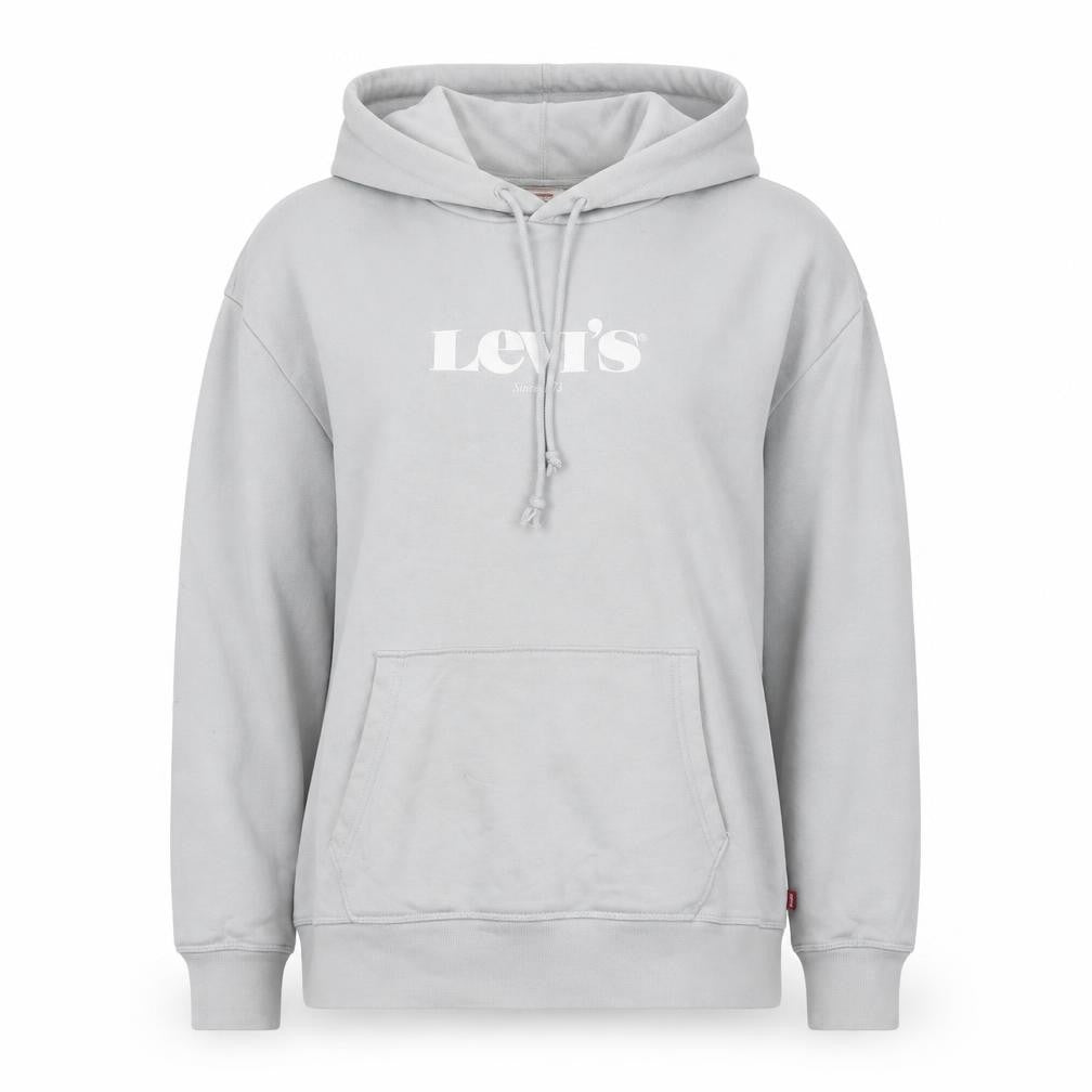 Levi’s Women’s Grey Pullover Hoodie XL Cotton Casual