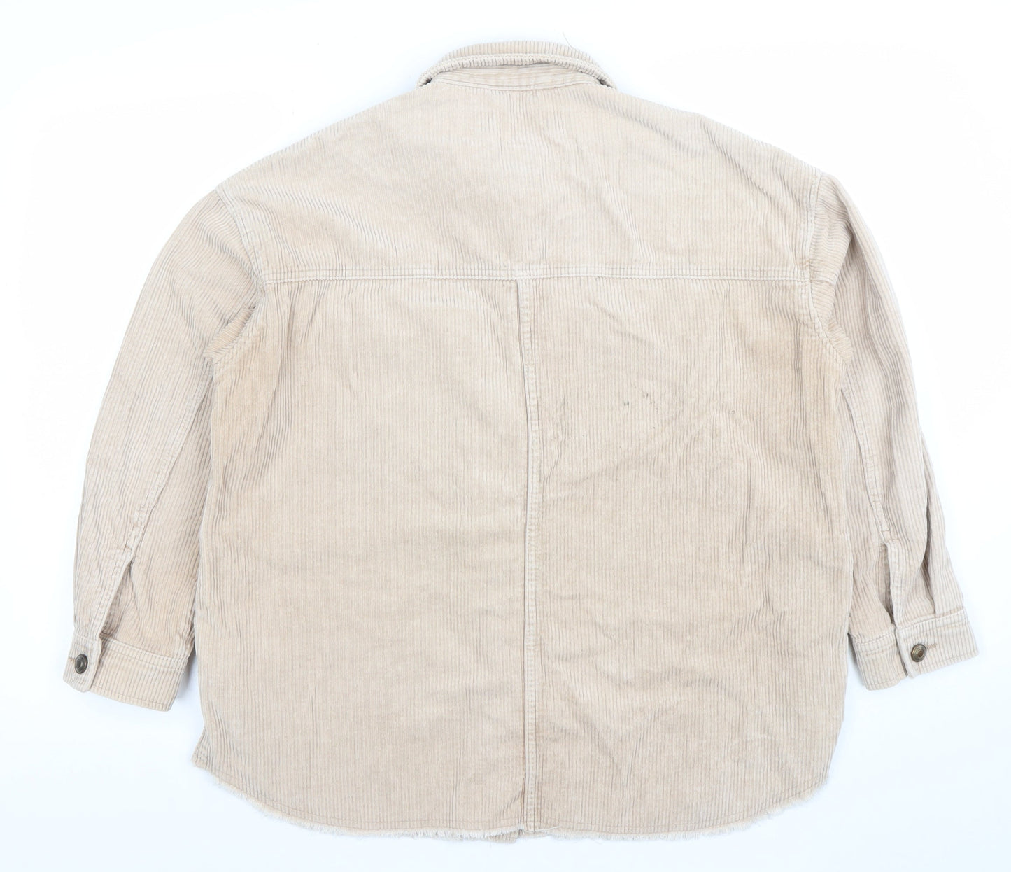 ZARA Women’s Beige Corduroy Button-Up Jacket XS