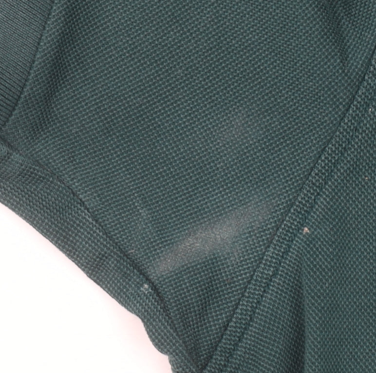 Uniqlo Men's Green Cotton Blend Short Sleeve Polo Shirt Size S