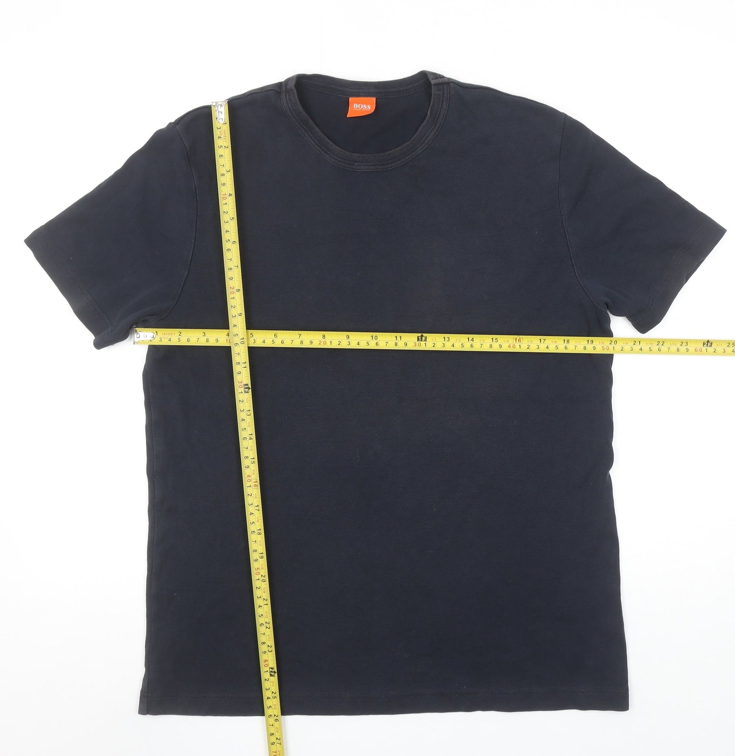 BOSS Men's Black XL Crew Neck Cotton Jersey T-Shirt