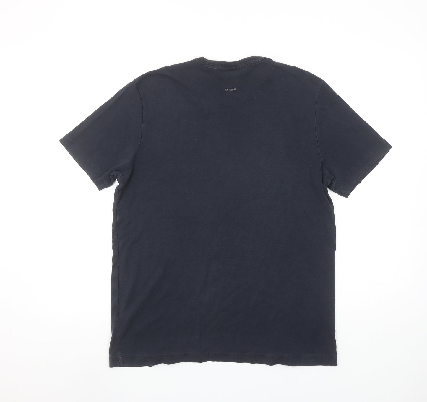 BOSS Men's Black XL Crew Neck Cotton Jersey T-Shirt
