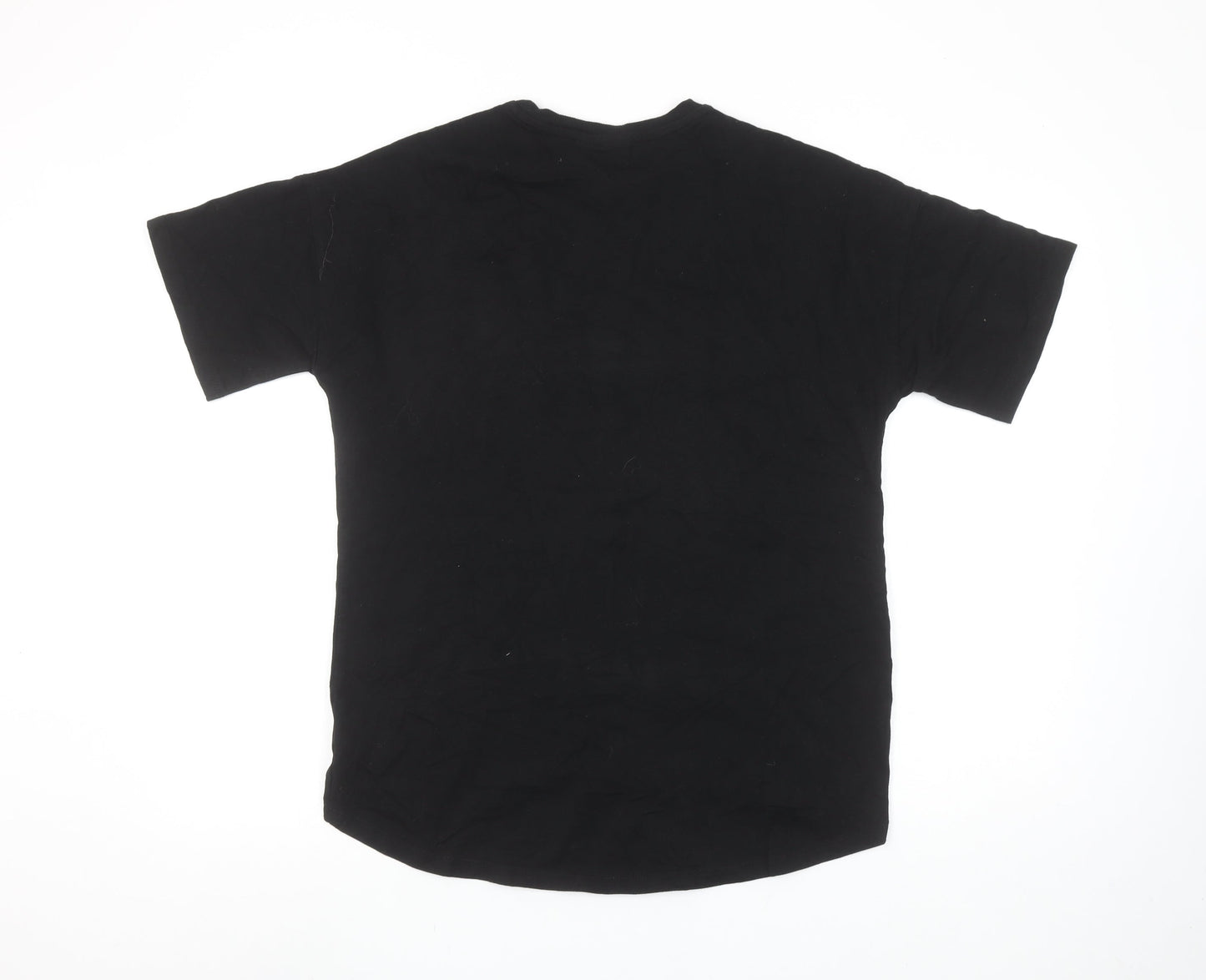 Primark Marvel Black Widow Black T-Shirt Womens 2XS Cotton Graphic