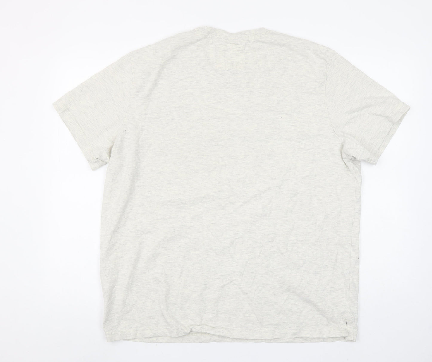 Crew Clothing Company Men's Beige XXL Short Sleeve Crew Neck T-Shirt