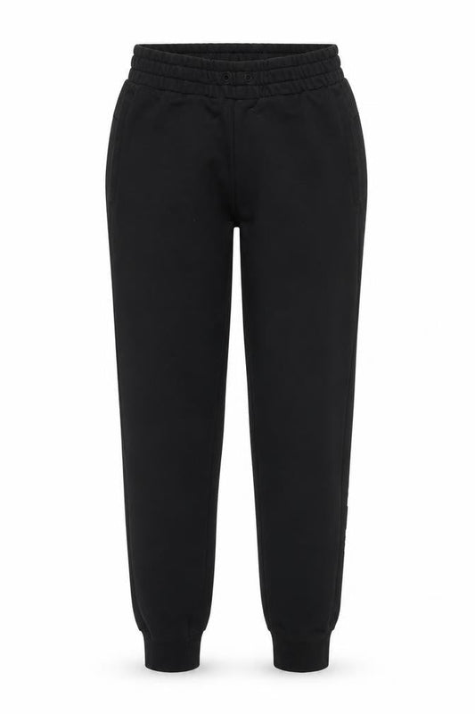 Adidas Women's Black XS Jogger Trousers Elastic Waist Logo Sweatpants