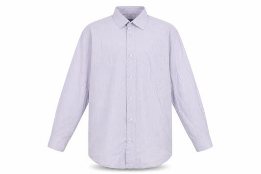 Dunnes Men's Purple Regular Fit Long Sleeve Dress Shirt 16.5in