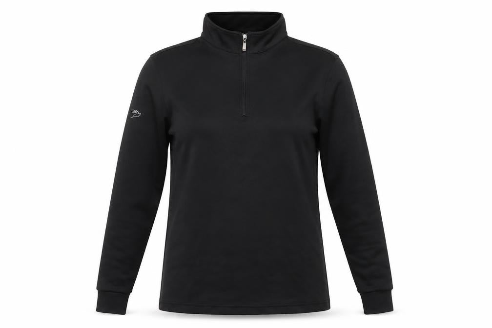 Kartel Womens Black 1/4 Zip Lightweight Softshell Sports Jacket Size S
