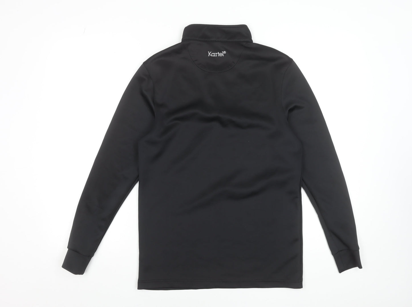 Kartel Womens Black 1/4 Zip Lightweight Softshell Sports Jacket Size S