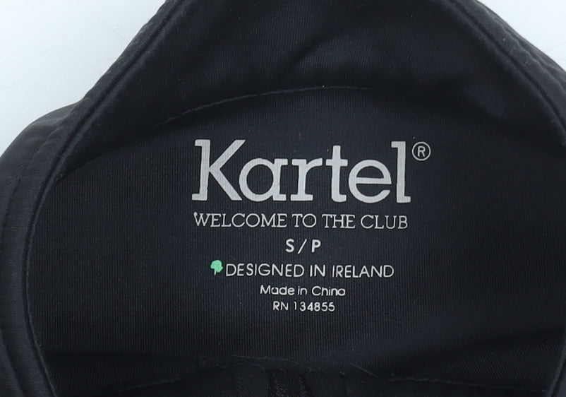Kartel Womens Black 1/4 Zip Lightweight Softshell Sports Jacket Size S