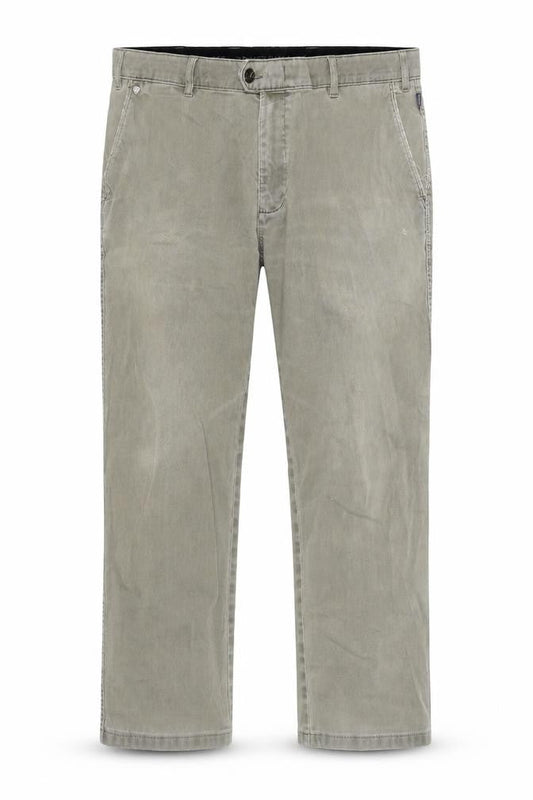 Brühl Mens Beige Stretch Cotton Corduroy Straight Jeans 36S