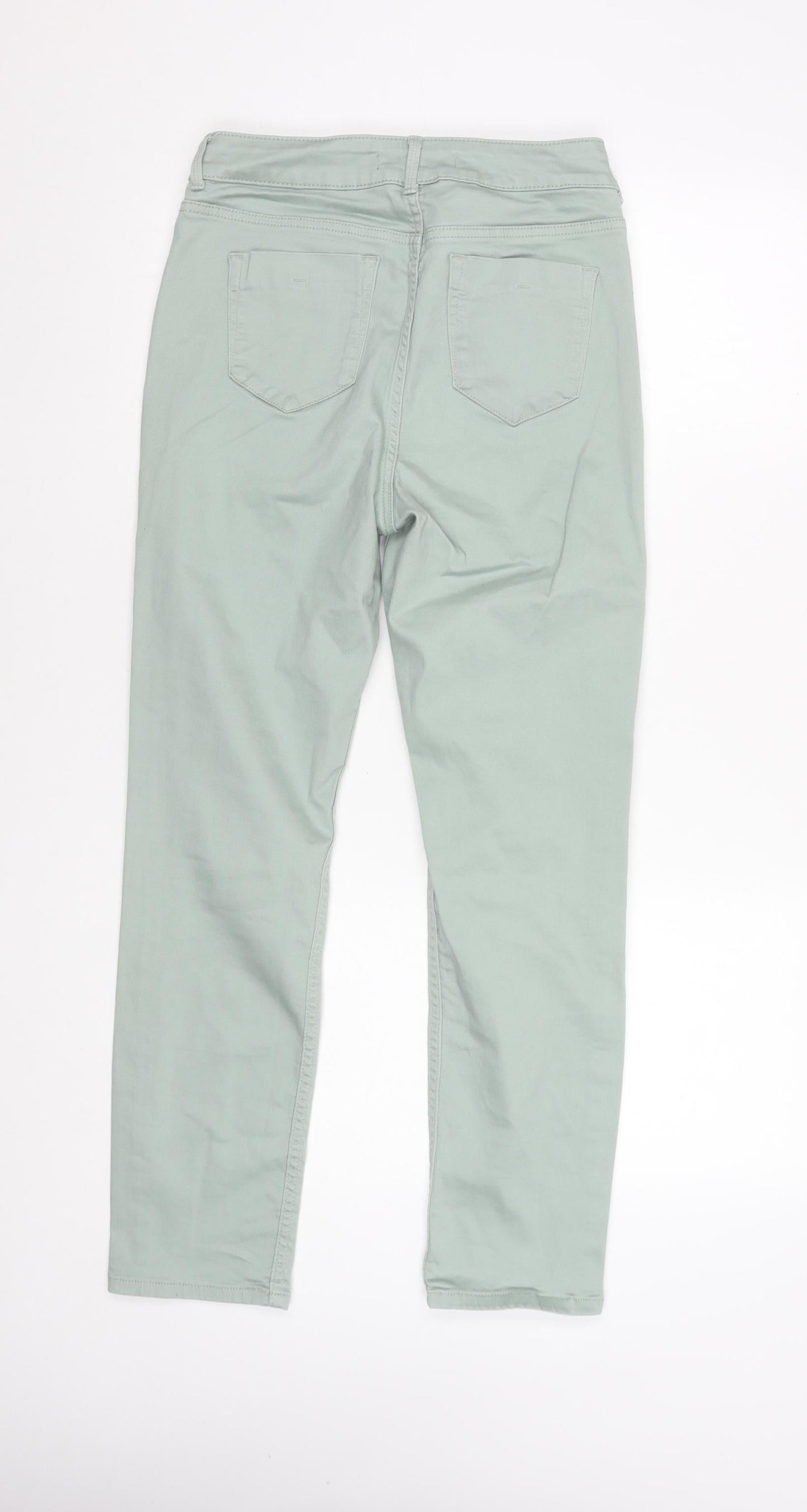 Dunnes Stores Women’s Green Size 10 Straight Jeans Cotton Blend