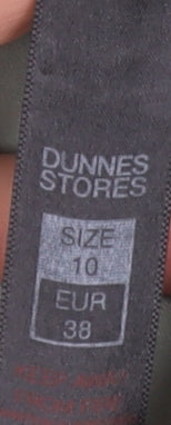 Dunnes Stores Women’s Green Size 10 Straight Jeans Cotton Blend