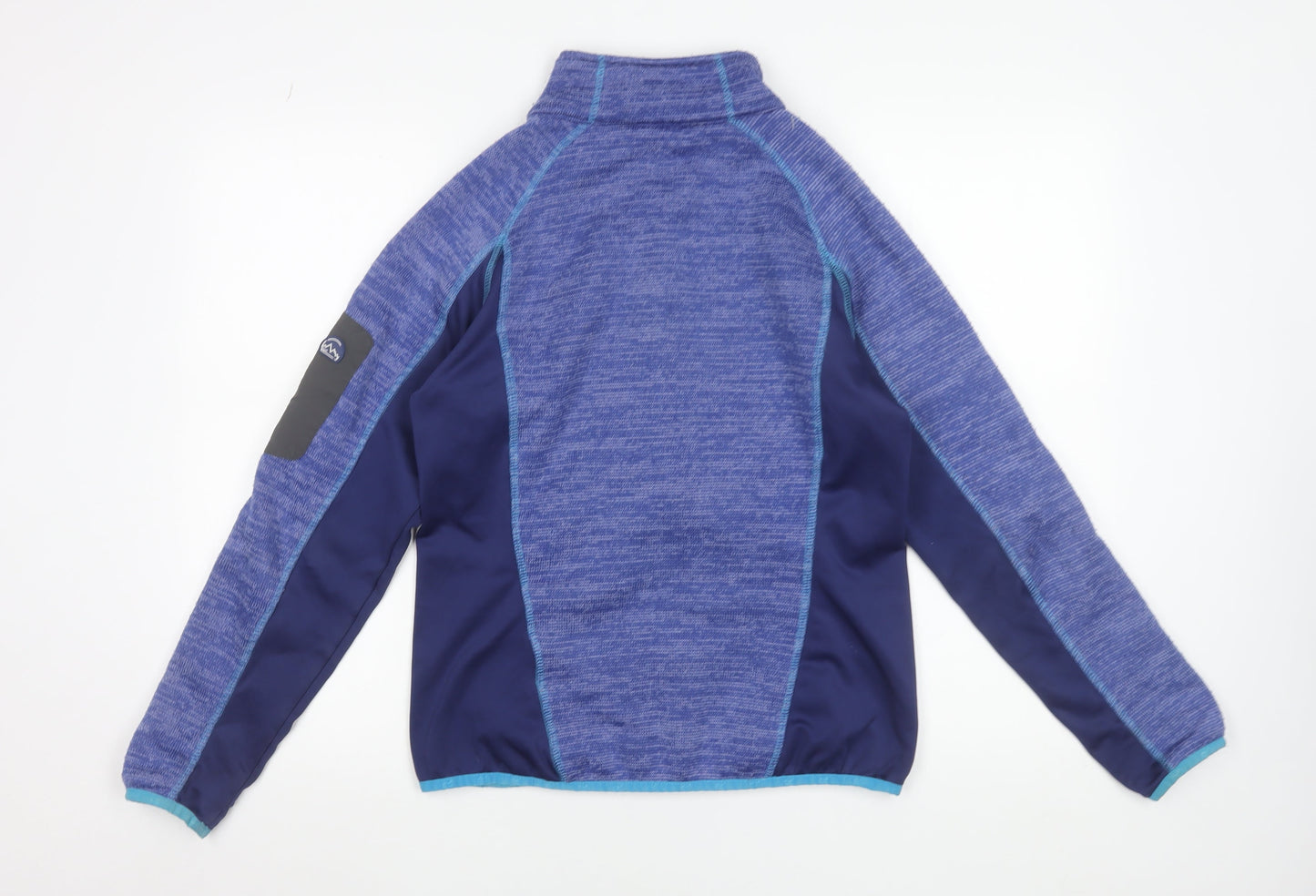 Regatta Women Blue Size 12 Soft Shell Full Zip Jacket