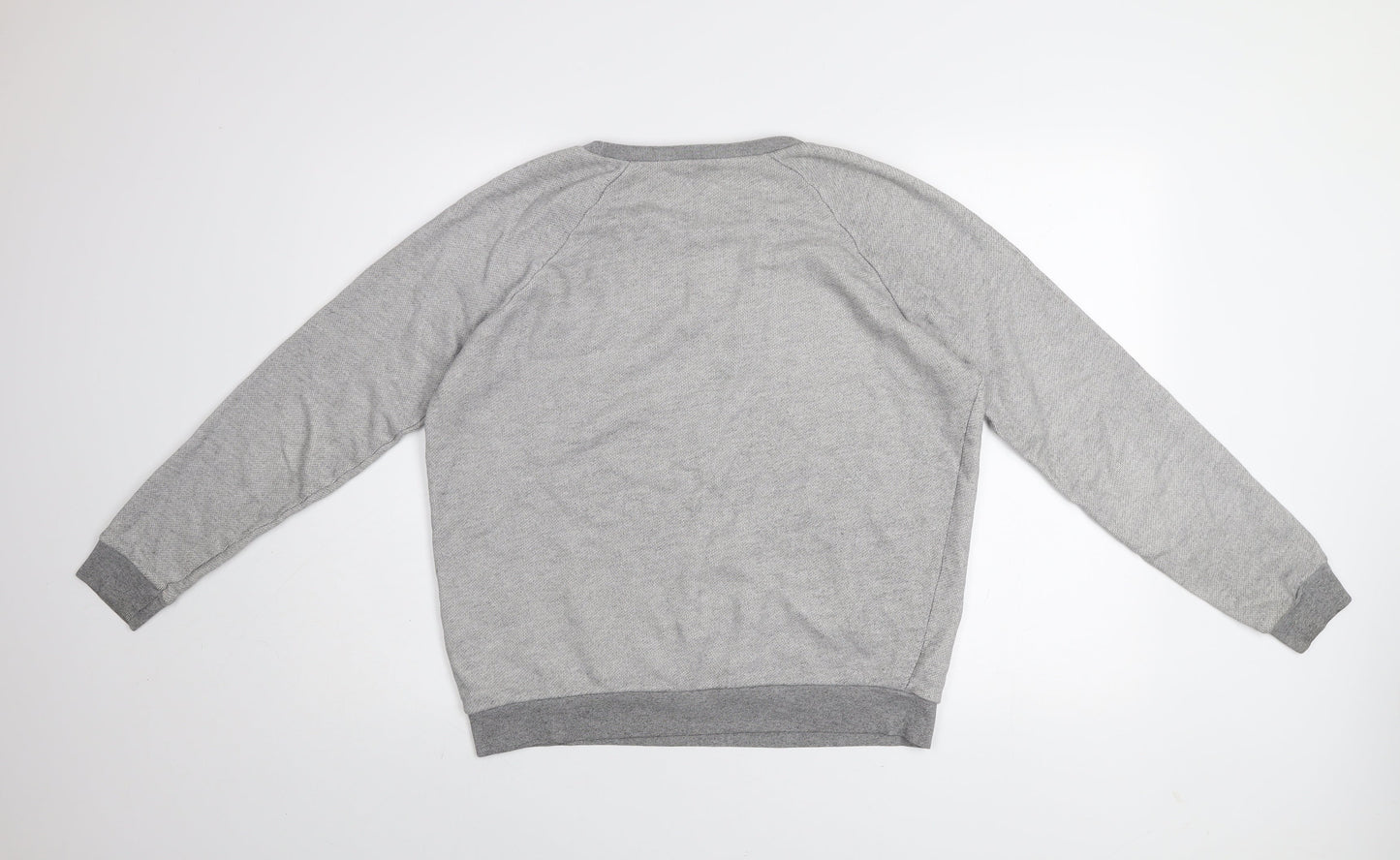 Whistles Women Grey Cotton Blend Pullover Sweatshirt UK 10