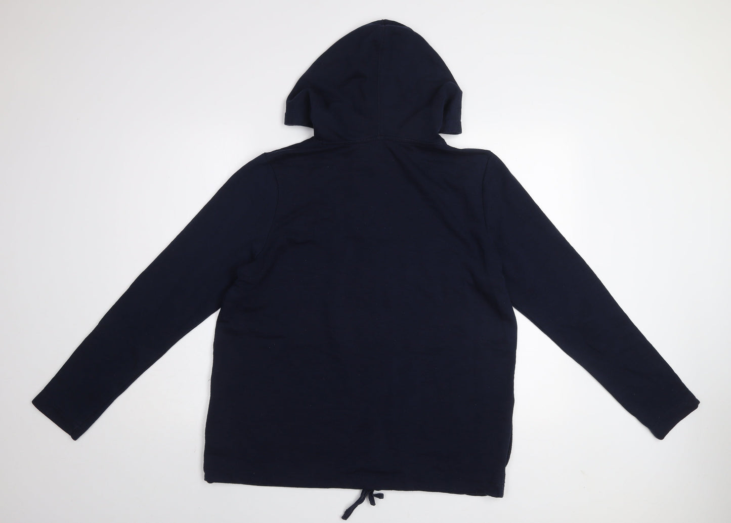 G.H. Bass & Co. Men's Blue Pullover Hoodie Size L Cotton Blend