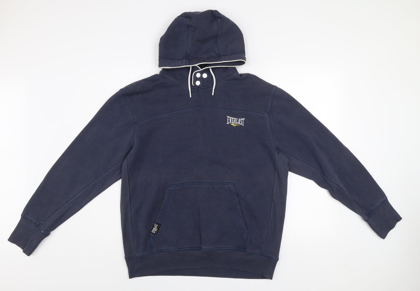 Everlast Men's Blue L Pullover Hoodie Fleece Sweatshirt
