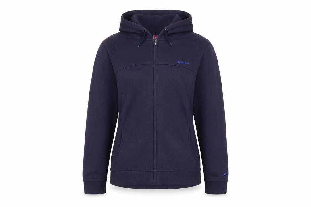 LA Gear Women Navy Full Zip Hoodie Size 22 Cotton Blend