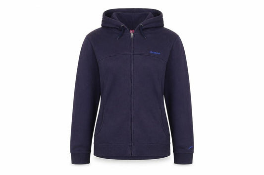 LA Gear Women Navy Full Zip Hoodie Size 22 Cotton Blend