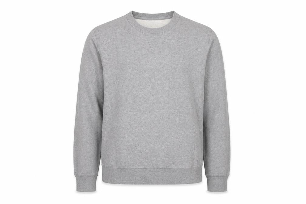 Marks & Spencer Men's Grey Small Crew Neck Pullover Sweatshirt