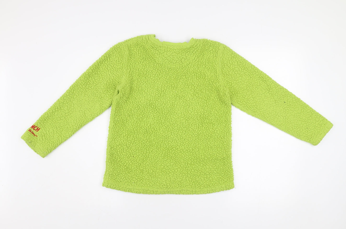 The Grinch Boys Green Fleece Long Sleeve Pyjama Top 11-12 Years