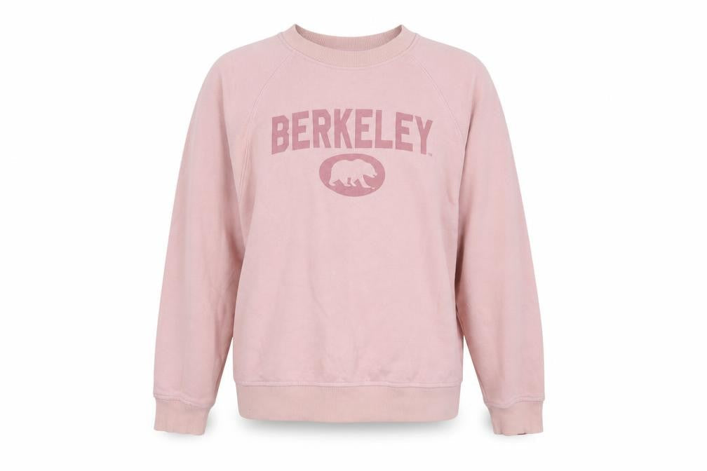 H&M Divided Women Pink Berkeley Pullover Sweatshirt Size 12 Cotton