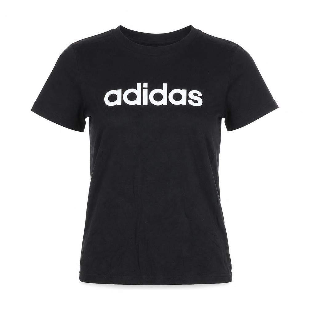 Adidas Women's Black XS Cotton Crew Neck Short Sleeve T-Shirt