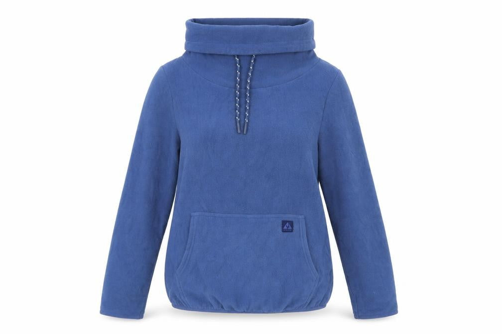 Ayacucho Womens Blue Cayley Pullover Fleece Hoodie XS
