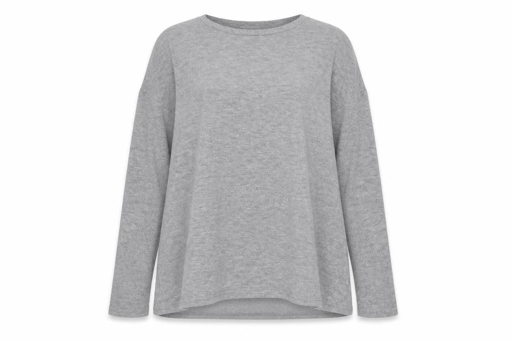 River Island Women’s Grey Crew Neck Long Sleeve Pullover Jumper Size 8