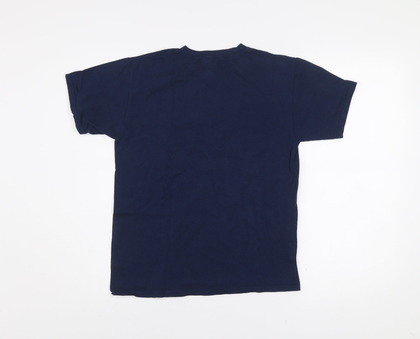 Gildan Teens Blue Wetherby Bike Trails Graphic T-Shirt M