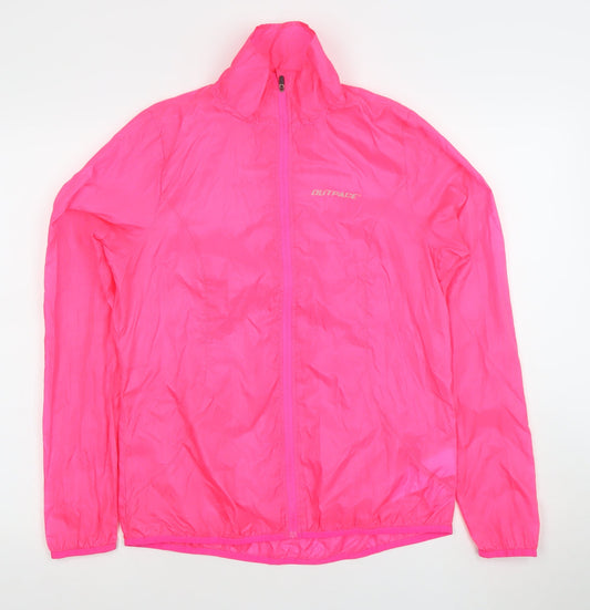 Outpace Women's Pink Lightweight Windbreaker Jacket Size S