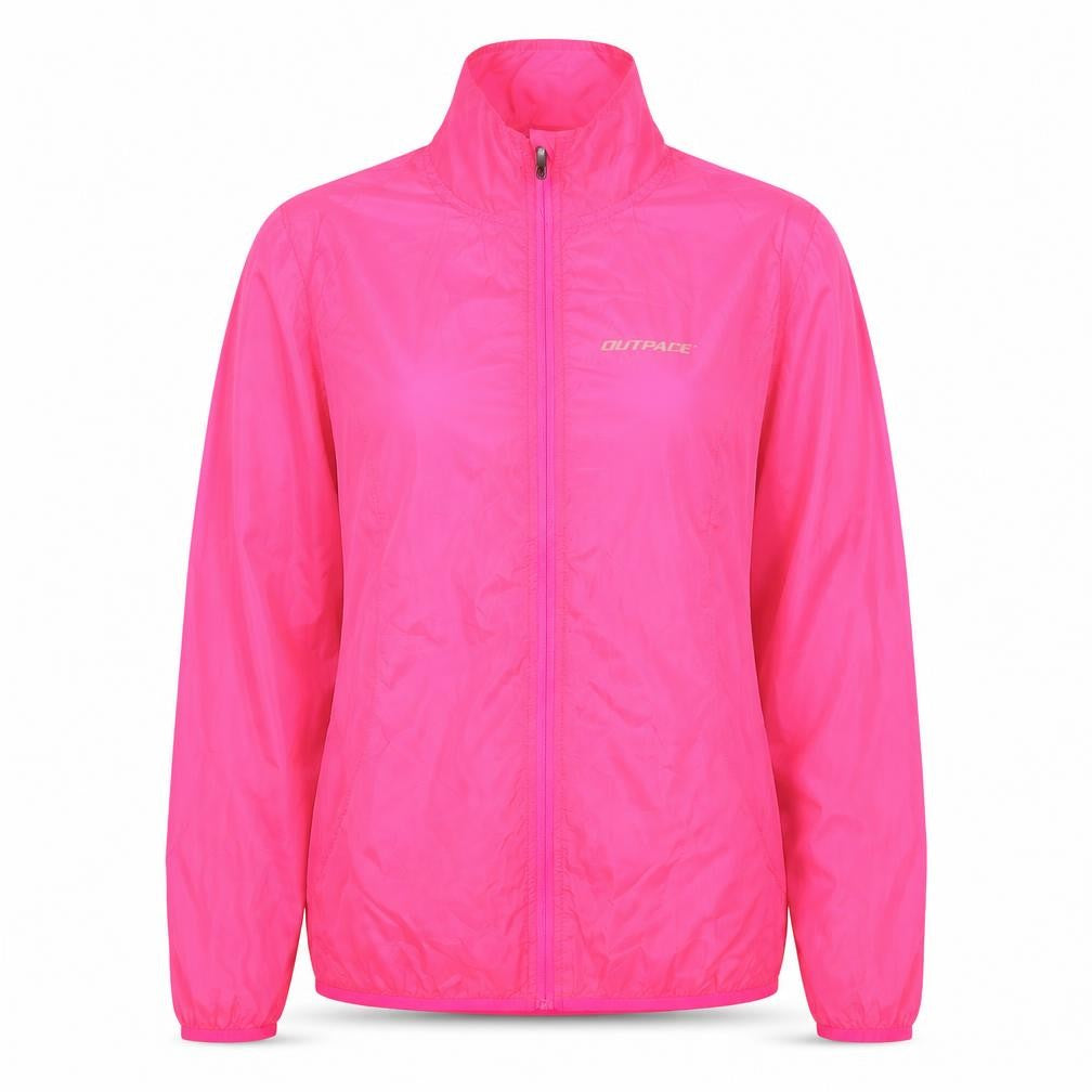 Outpace Women's Pink Lightweight Windbreaker Jacket Size S