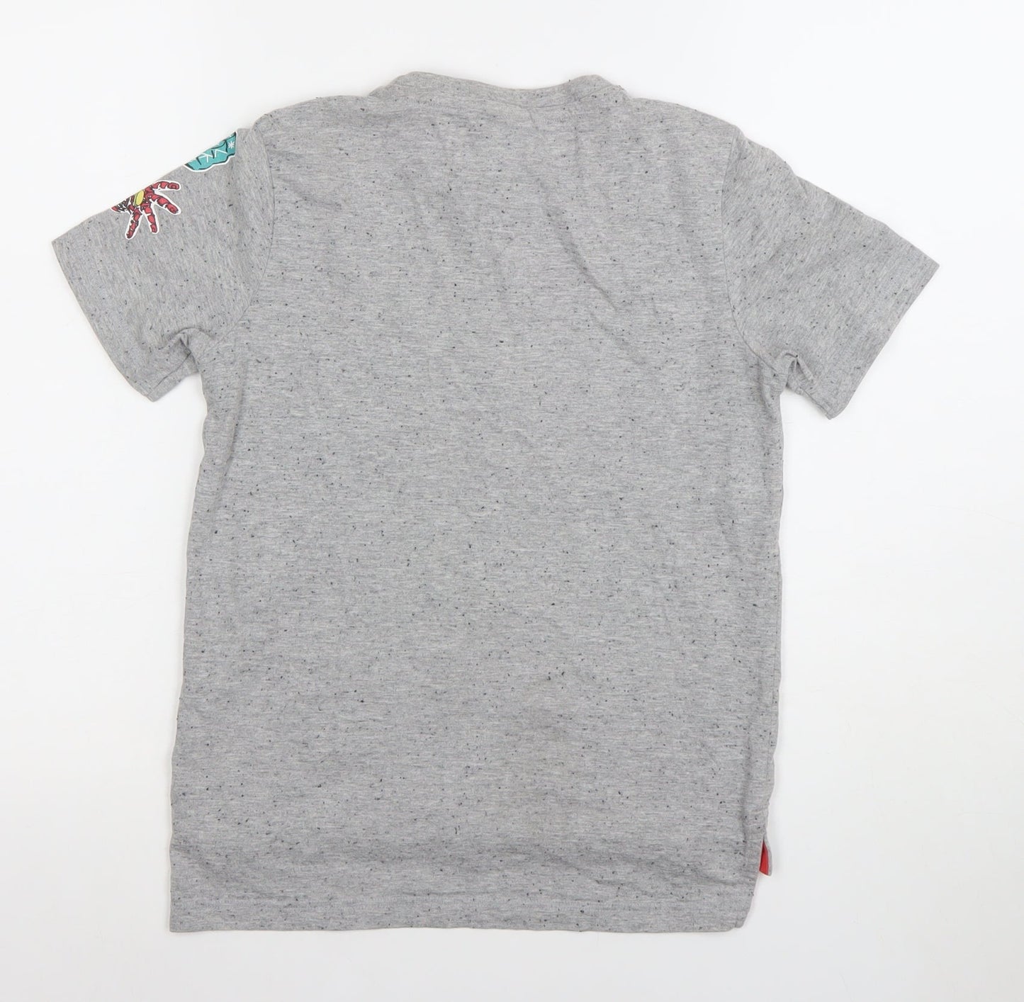 St. Bernard for Dunnes Stores Boys Grey Marvel Short Sleeve T-Shirt 9-10 Years