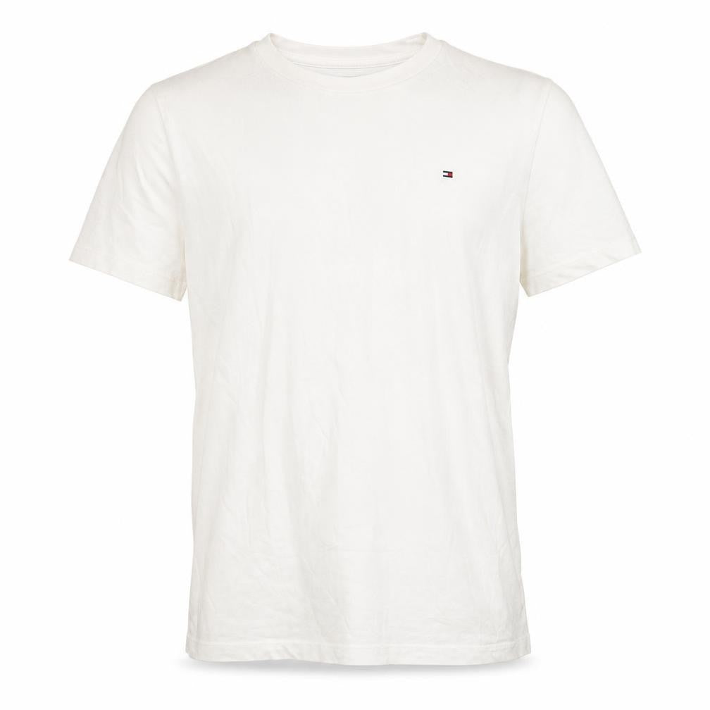 Tommy Hilfiger Boys White Organic Cotton Logo T-Shirt 12 Years