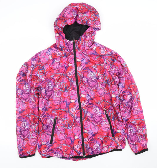 Millie & Gym Women's Multicoloured S Hooded Puffer Jacket
