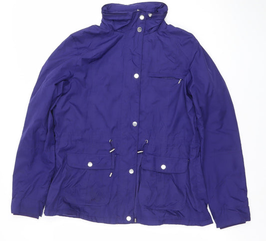 St. Bernard for Dunnes Stores Women's Blue Size 14 Hooded Parka Jacket