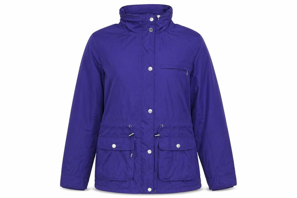 St. Bernard for Dunnes Stores Women's Blue Size 14 Hooded Parka Jacket