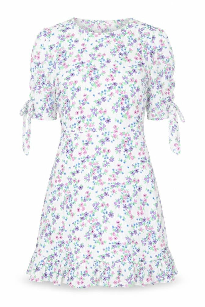 Marks & Spencer Women’s Multicoloured Floral One Shoulder Wrap Dress Size 10
