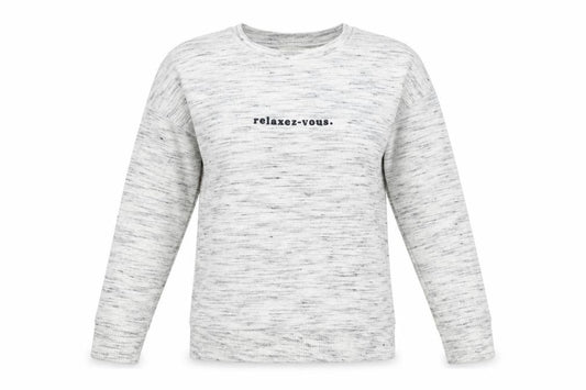 Marks and Spencer Women’s Grey Long Sleeve Relaxez-Vous T-Shirt Size 10
