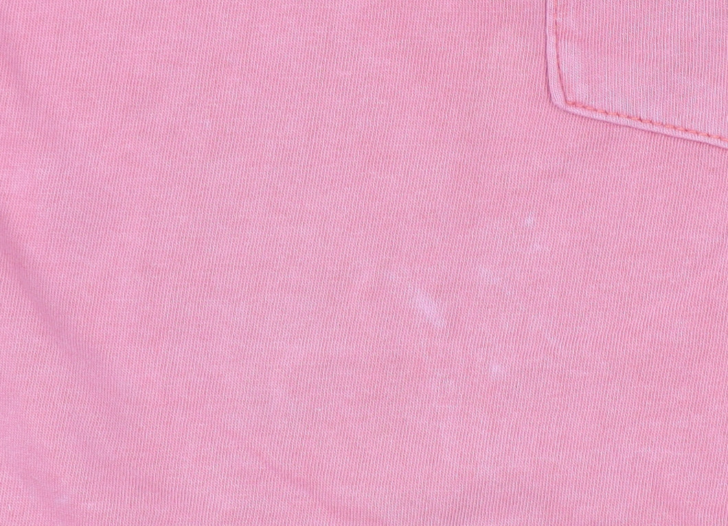 Gaz Man Men's Pink XL Short Sleeve Cotton Polo Shirt