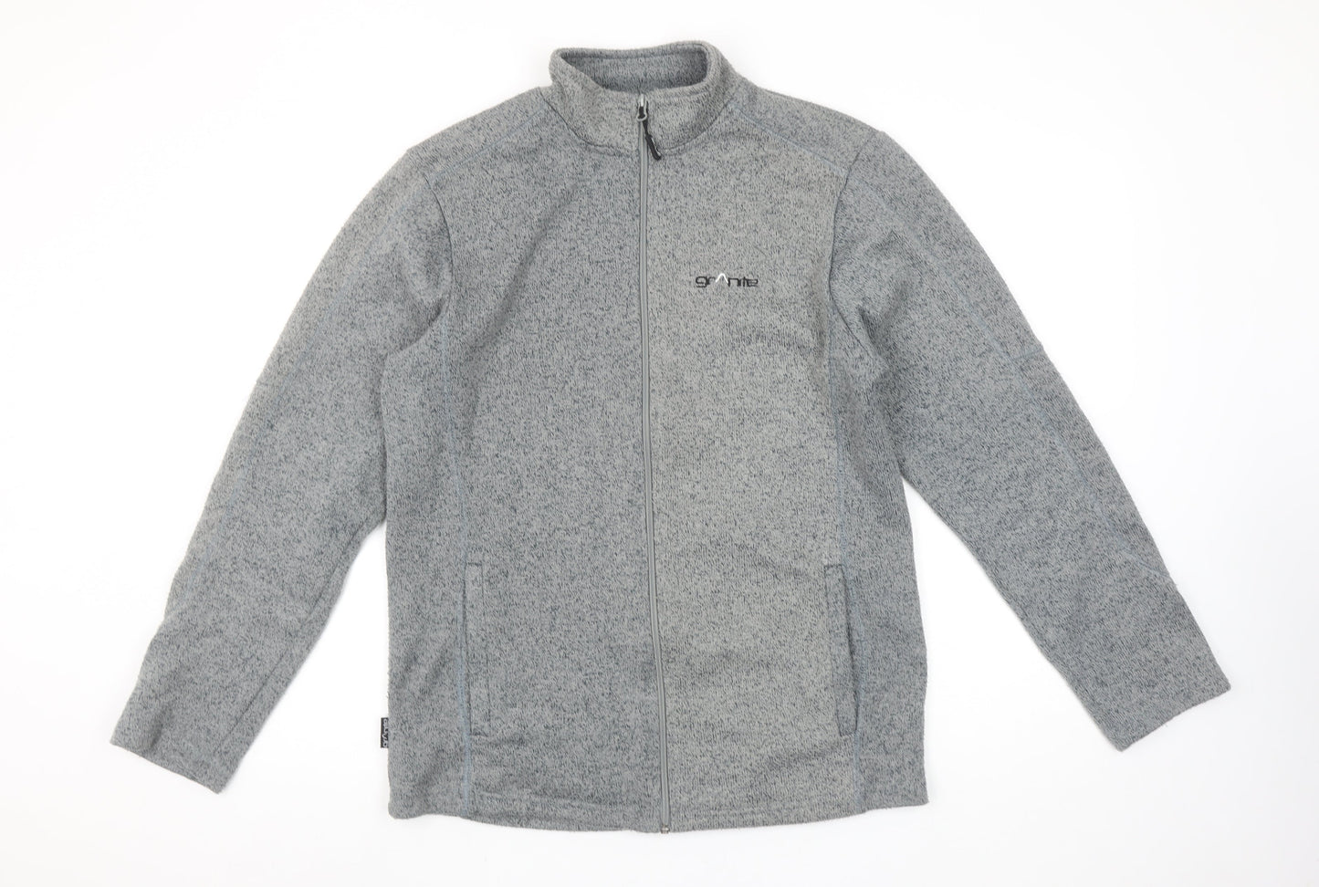 Granite Outdoors Men's Grey Fleece Full Zip Jacket Size S