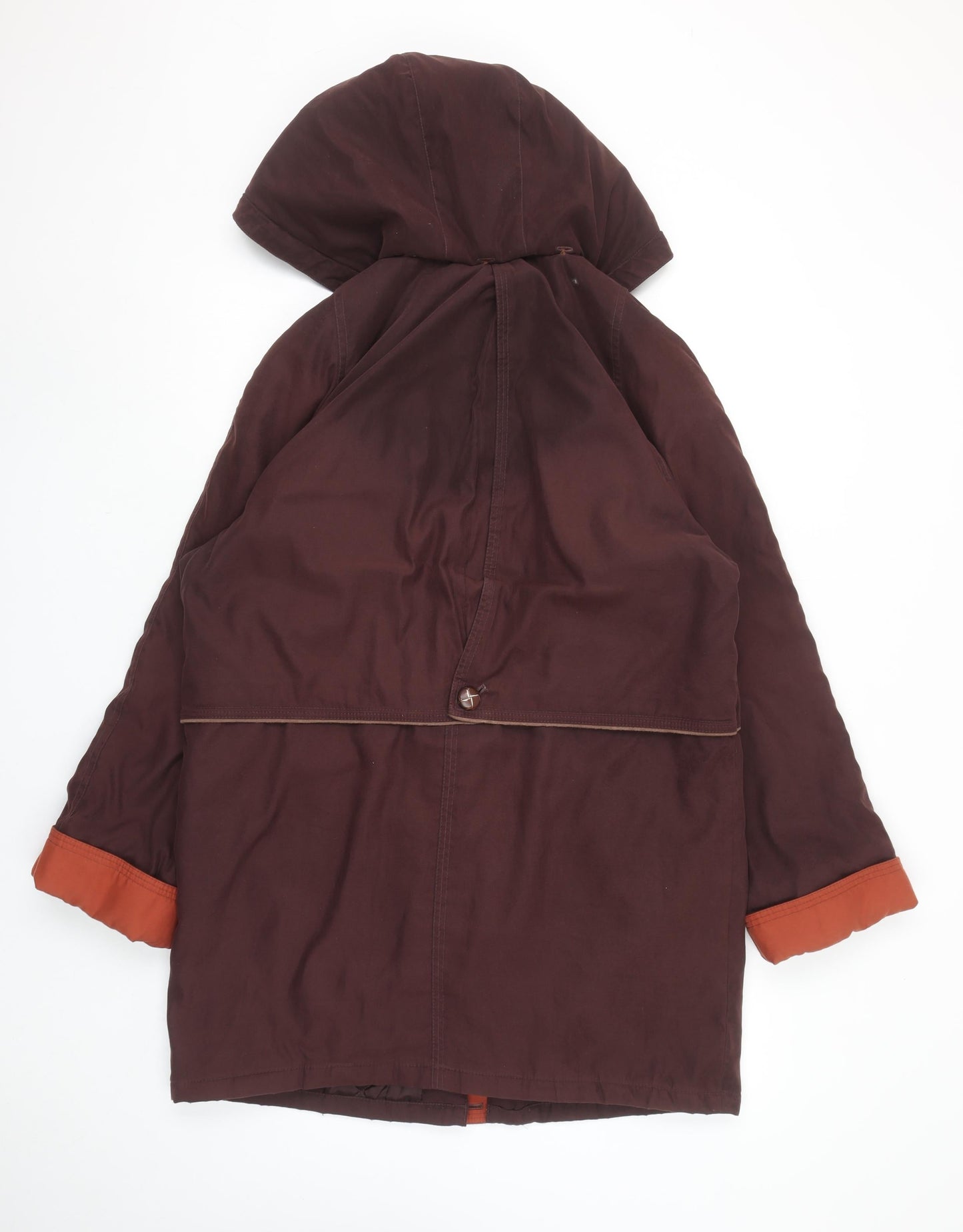Marks and Spencer Women’s Brown Hooded Parka Coat Size 10