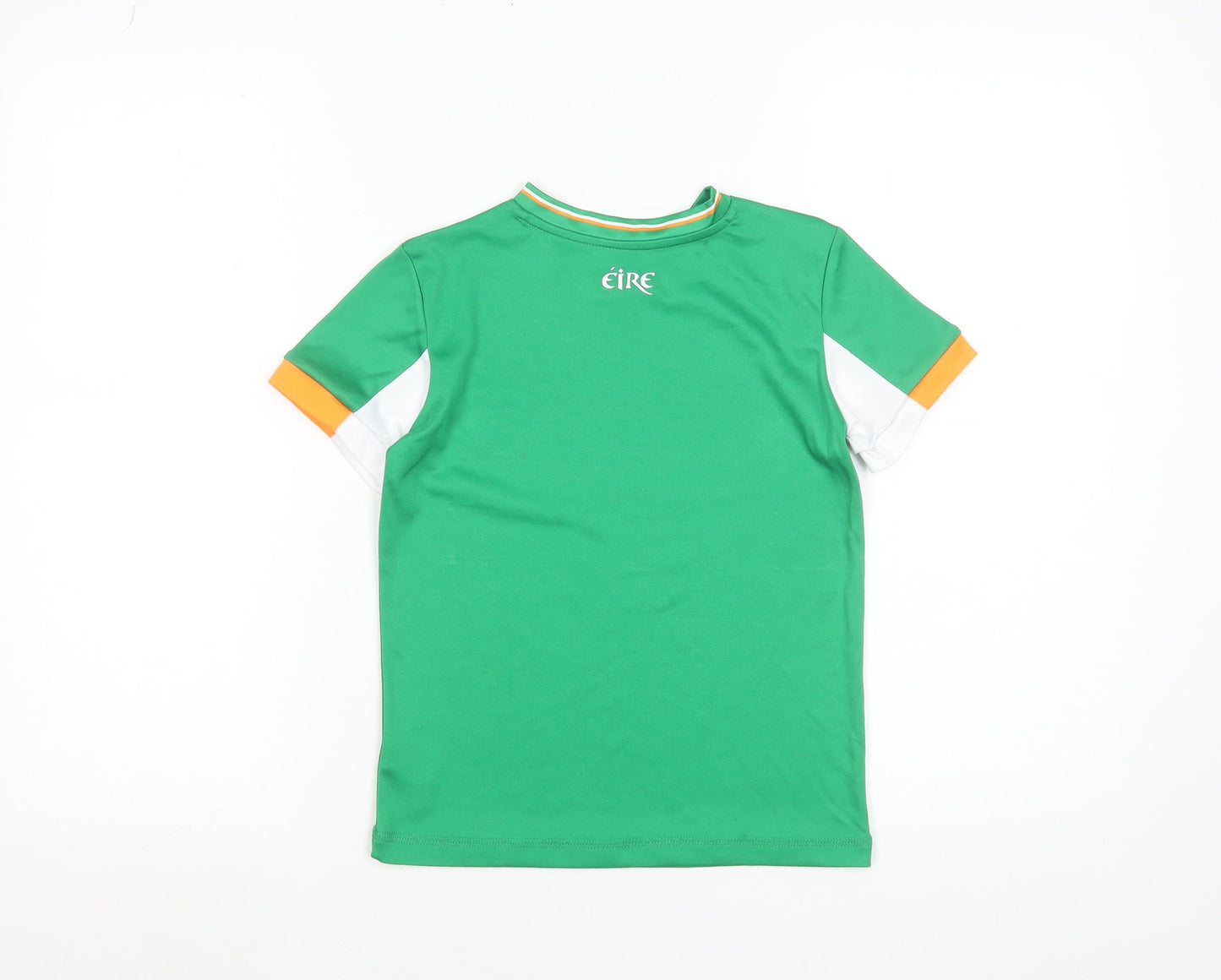 Dunnes Stores Boys Green Ireland Football Jersey T-Shirt 7-8 Years