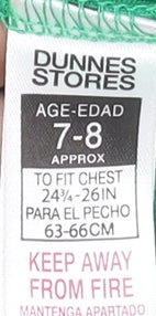 Dunnes Stores Boys Green Ireland Football Jersey T-Shirt 7-8 Years