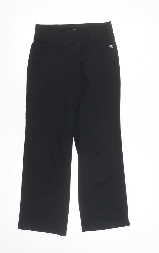 St. Bernard for Dunnes Stores Black Women's Straight Activewear Trousers Size S