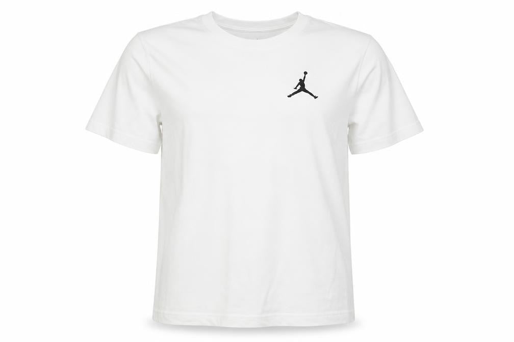 Jordan Teens White Cotton Crew Neck Short Sleeve Sports T-Shirt 12 Plus