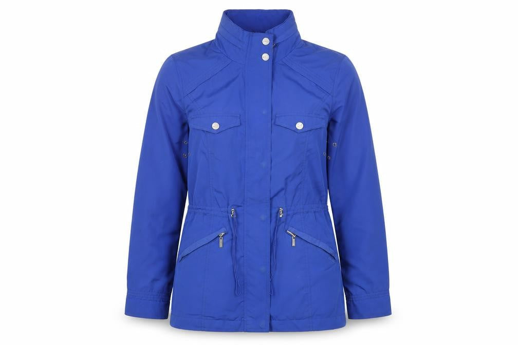 Maine New England Women's Blue Anorak Jacket Size 10