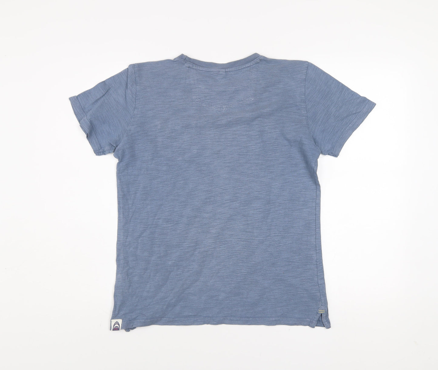 FatFace Boys Blue Cotton Crew Neck Basic T-Shirt 12-13 Years
