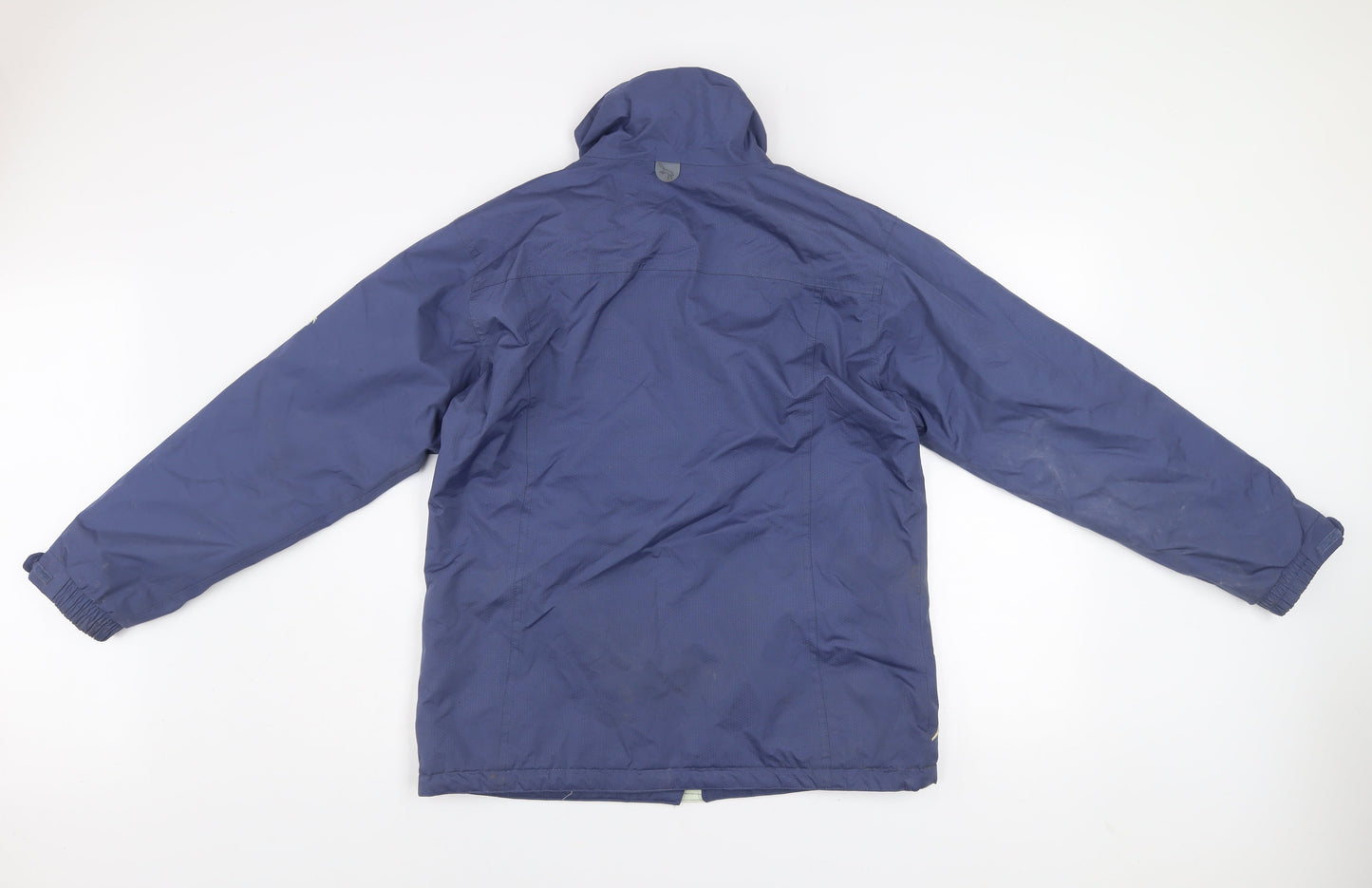 Outdoor Scene Womens Blue M 12-14 Water Resistant Puffer Jacket