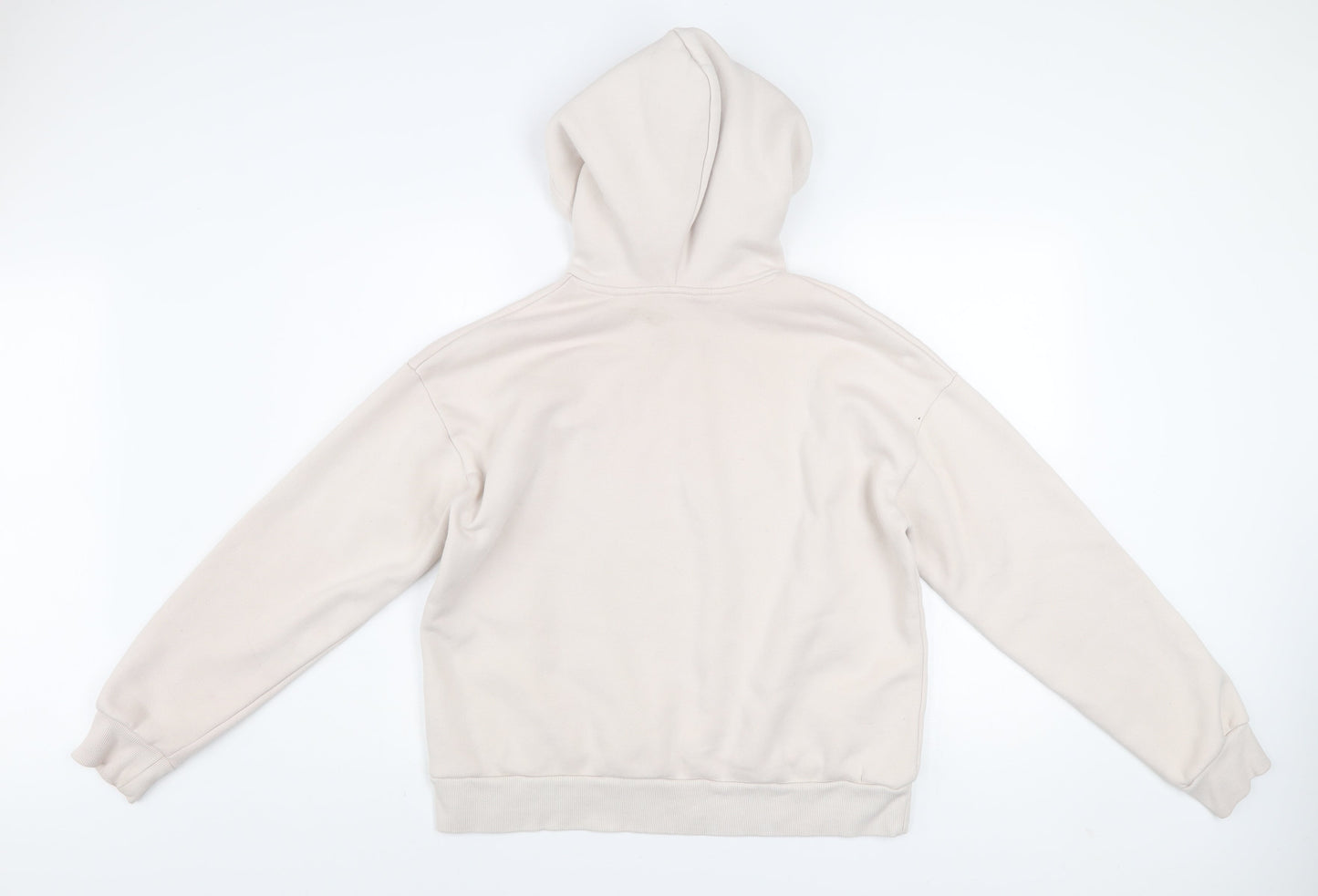 USA Pro Women's Beige Pullover Hoodie Size 12 Cotton Blend